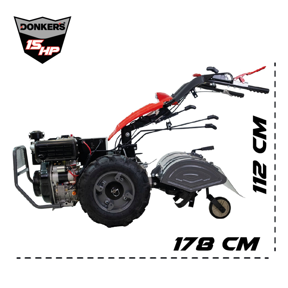 Motocultivador 15HP Arranque Elétrico Donker’s
