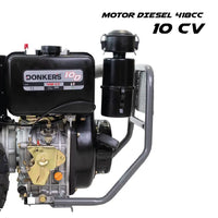 Motocultivador Donker´s 10D Diesel Yarmax A.E. c/Fresa c/Travão disco