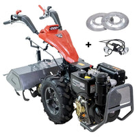 Motocultivador Donker´s 10D Diesel Yarmax A.E. c/Fresa 80CM c/Travão Disco